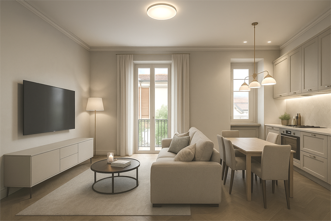  Appartamento al primo terra rialzato in piccola palazzina completamente ristrutturata