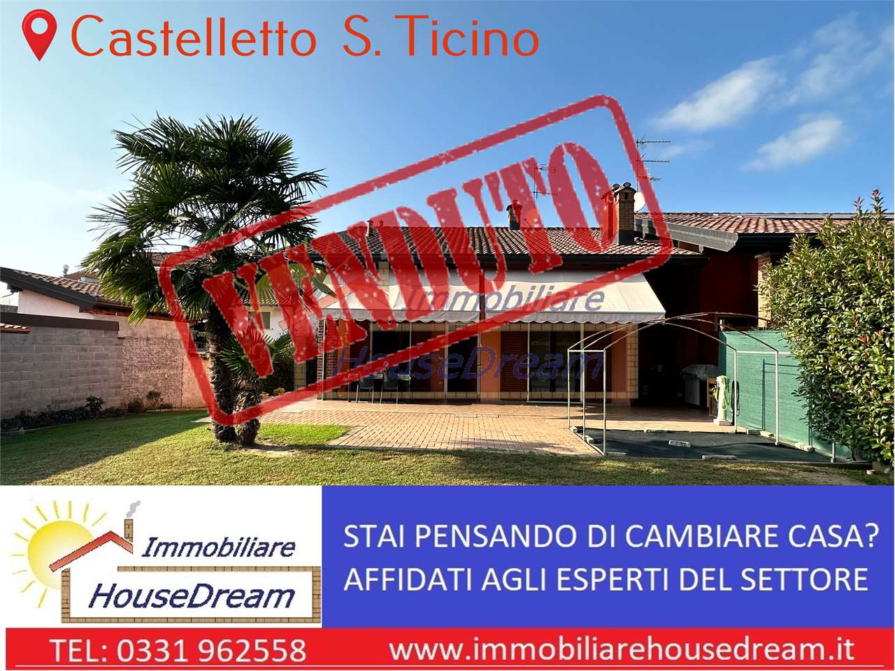 Villa unifamiliare in vendita, Castelletto sopra Ticino