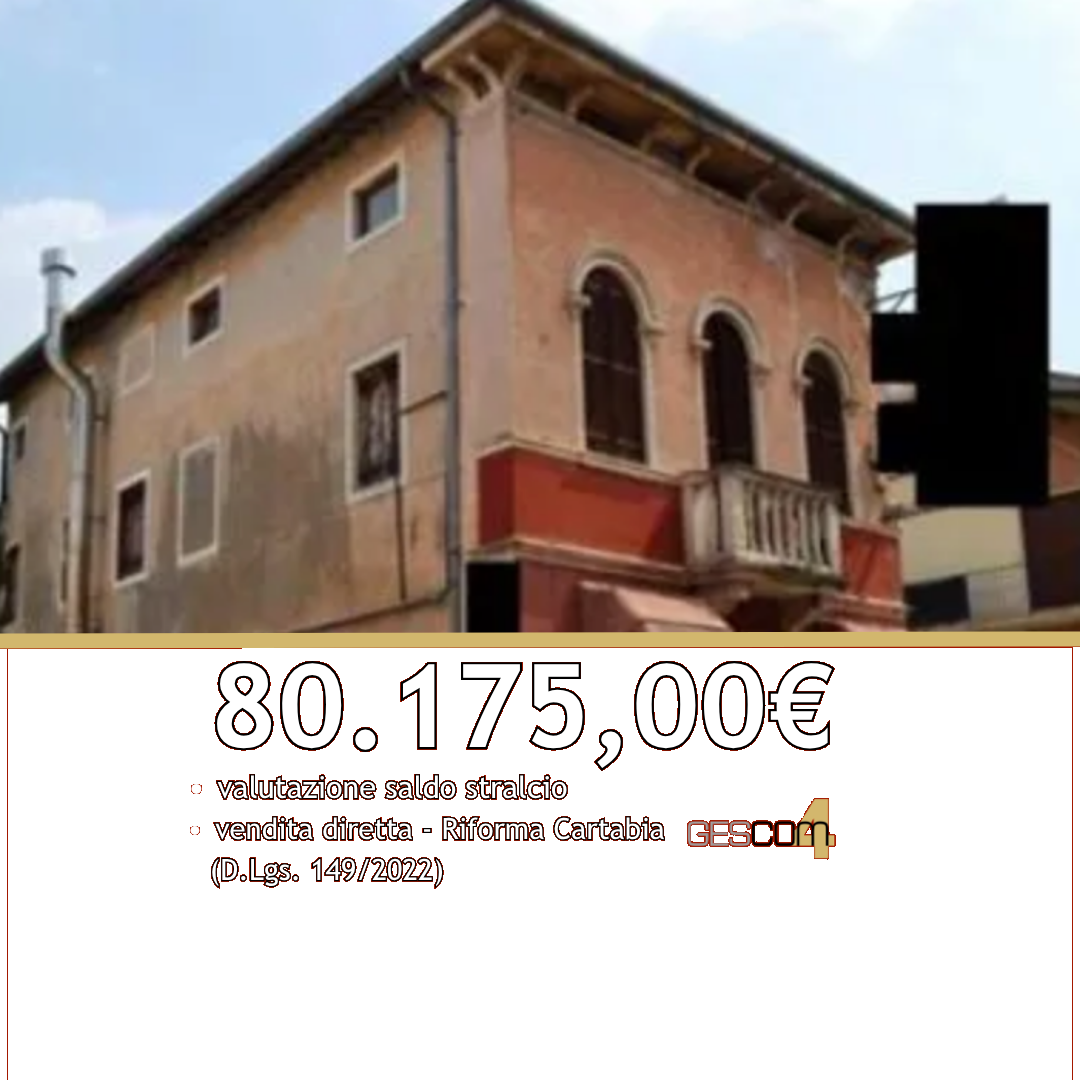 BDC91/26 - Appartamento e negozio/bar a Roncà (VR)