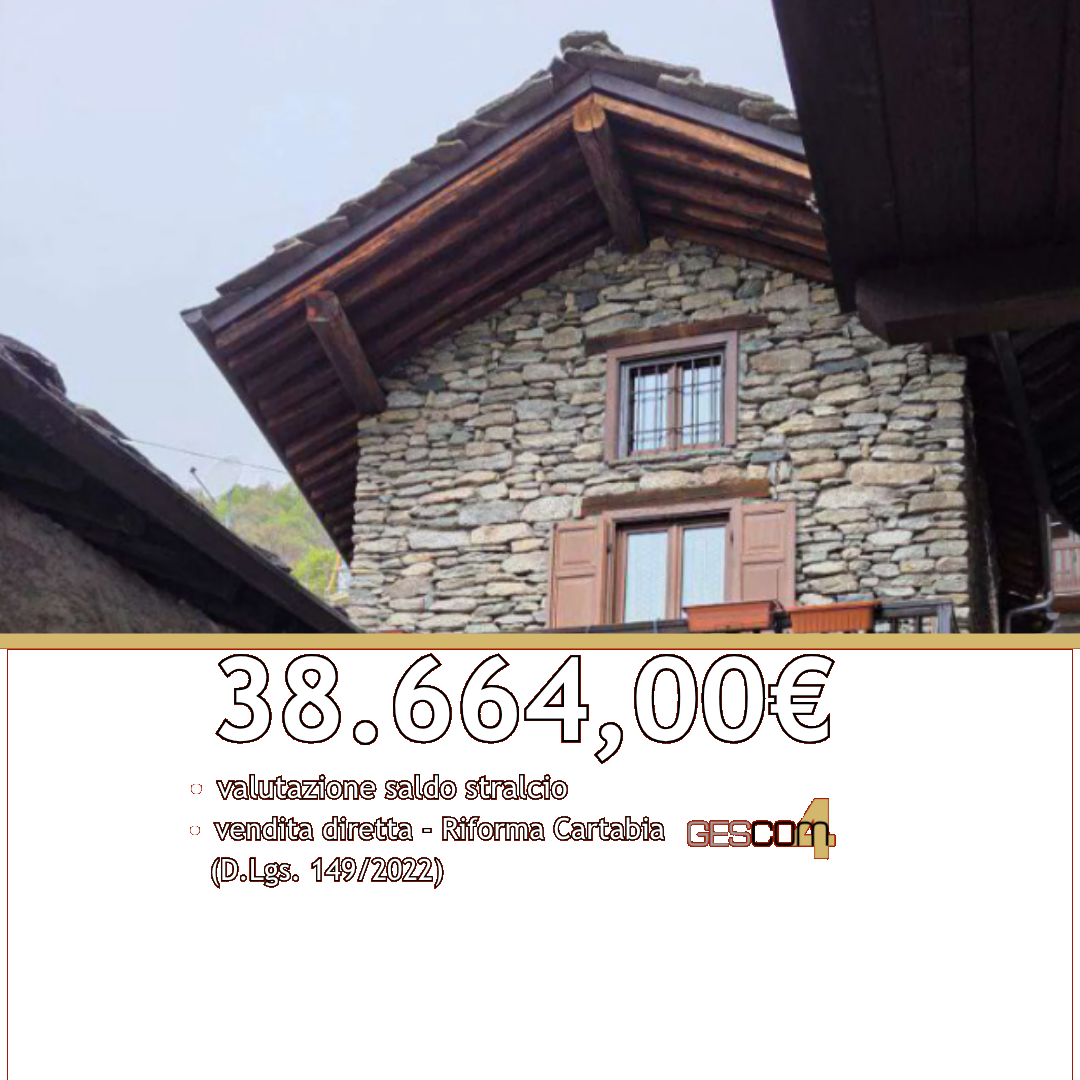 E3355/26 - Porzione di casa a Chialamberto (TO) 