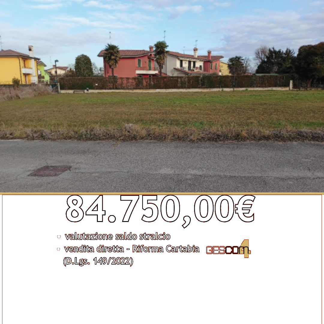 E3381/26 - Terreno a Ponte di Piave (TV) 