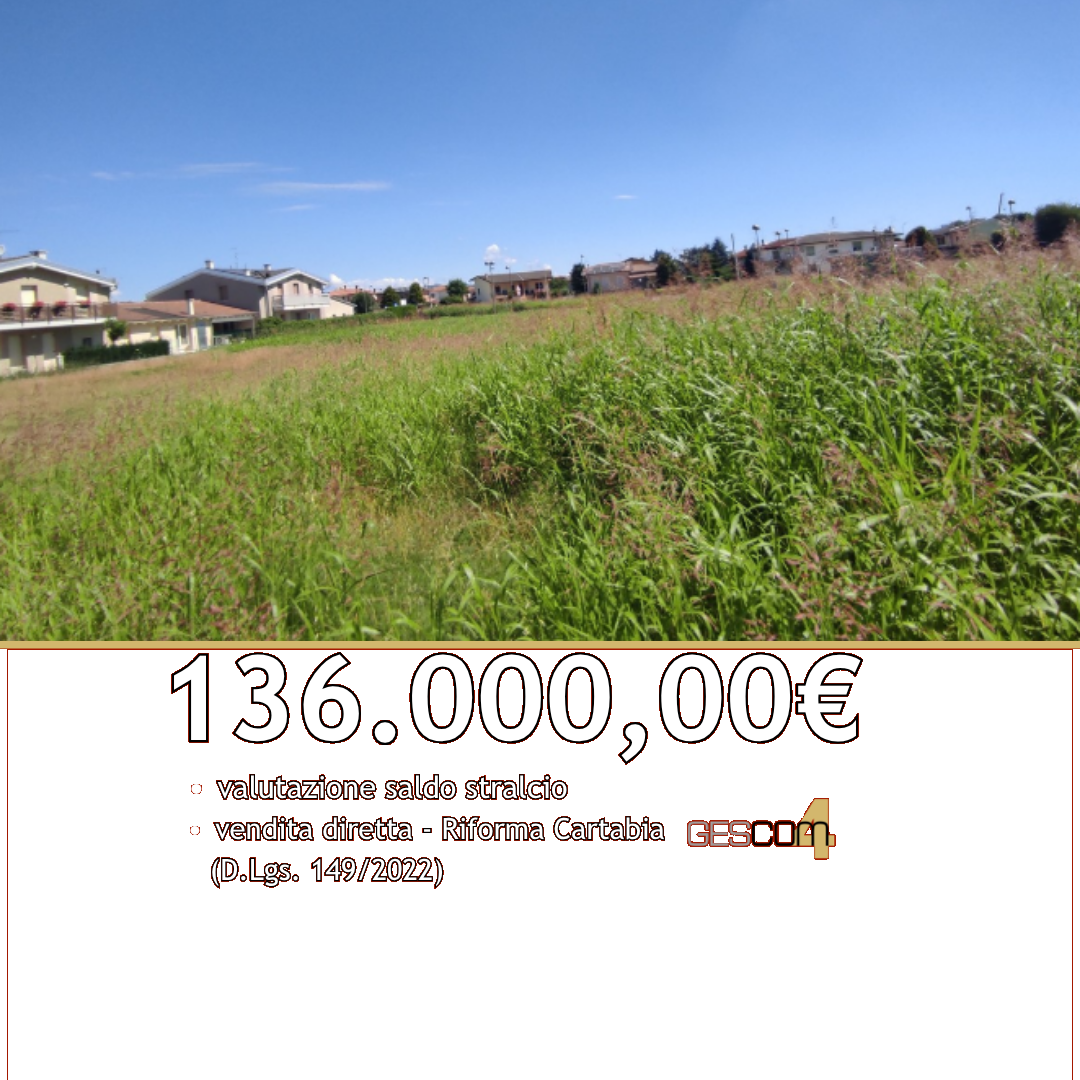 E3452/26 - Terreno a Pojana Maggiore (VI) 