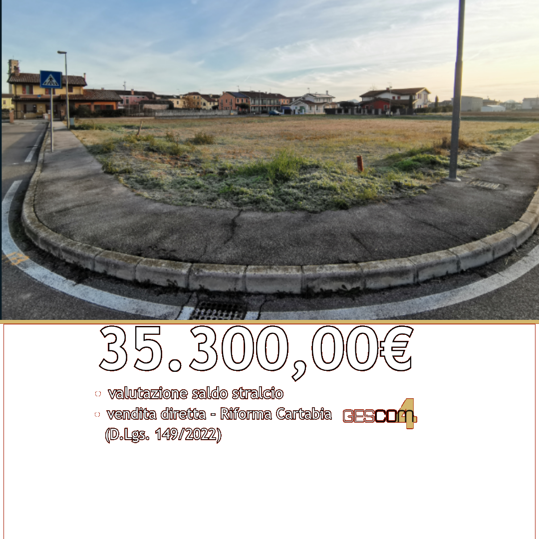 E3454/26 - Terreno a Pojana Maggiore (VI) 