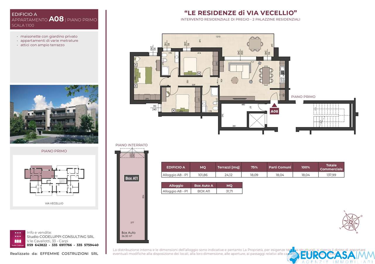 Appartamento in vendita a Carpi (MO)