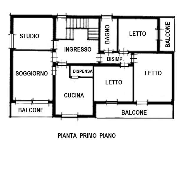 Montale Rangone Villa singola con due unità abitative e servizi su lotto di circa 1000 mq