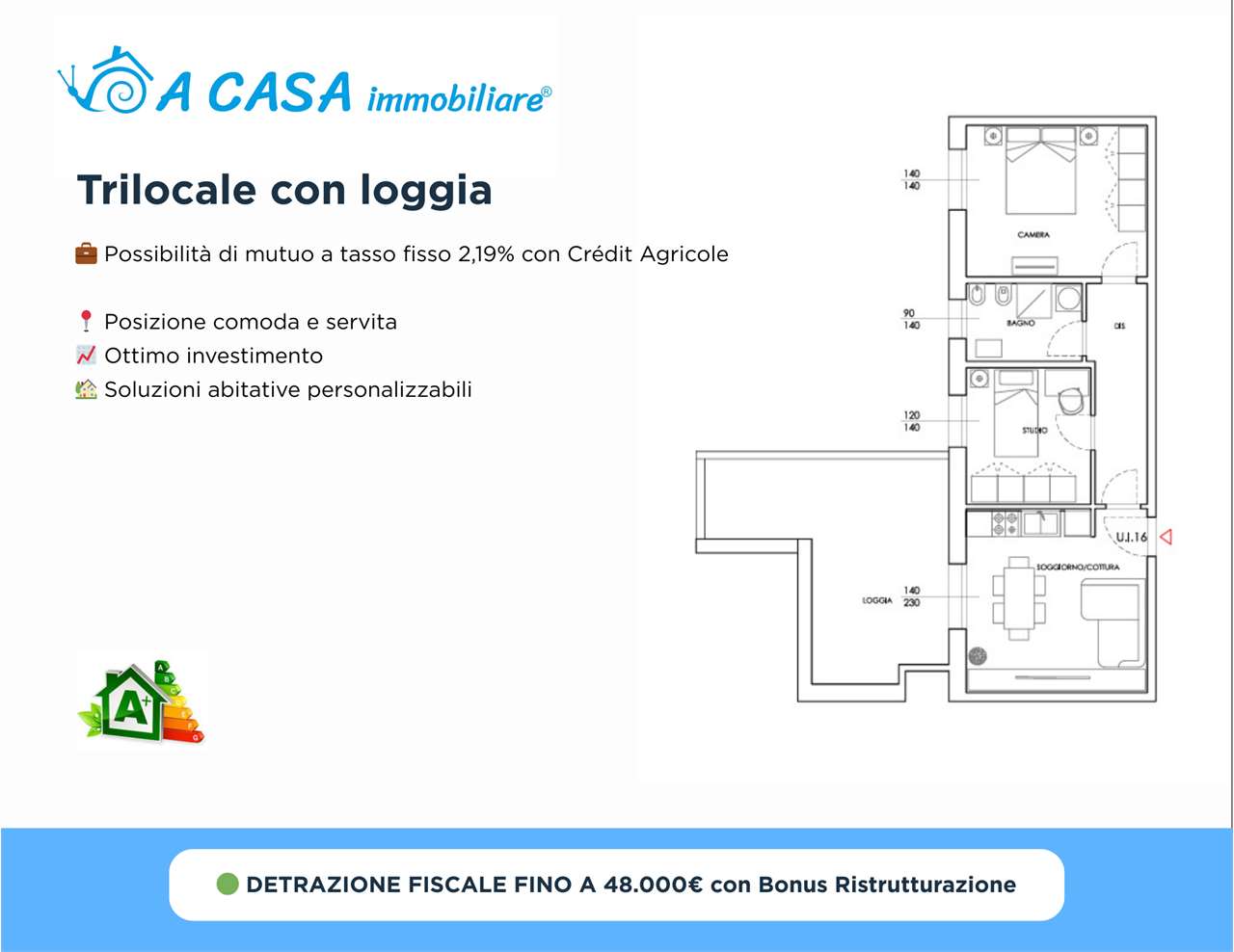 appartamento in vendita a Noceto