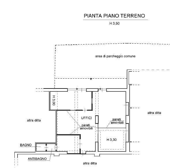 Via delle Langhe affitto locale uso ufficio/studio professionale