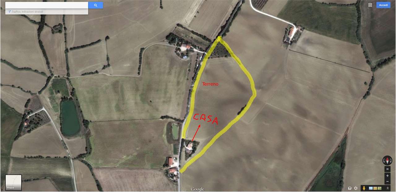 Terreno agricolo in vendita a Cartoceto (PU)