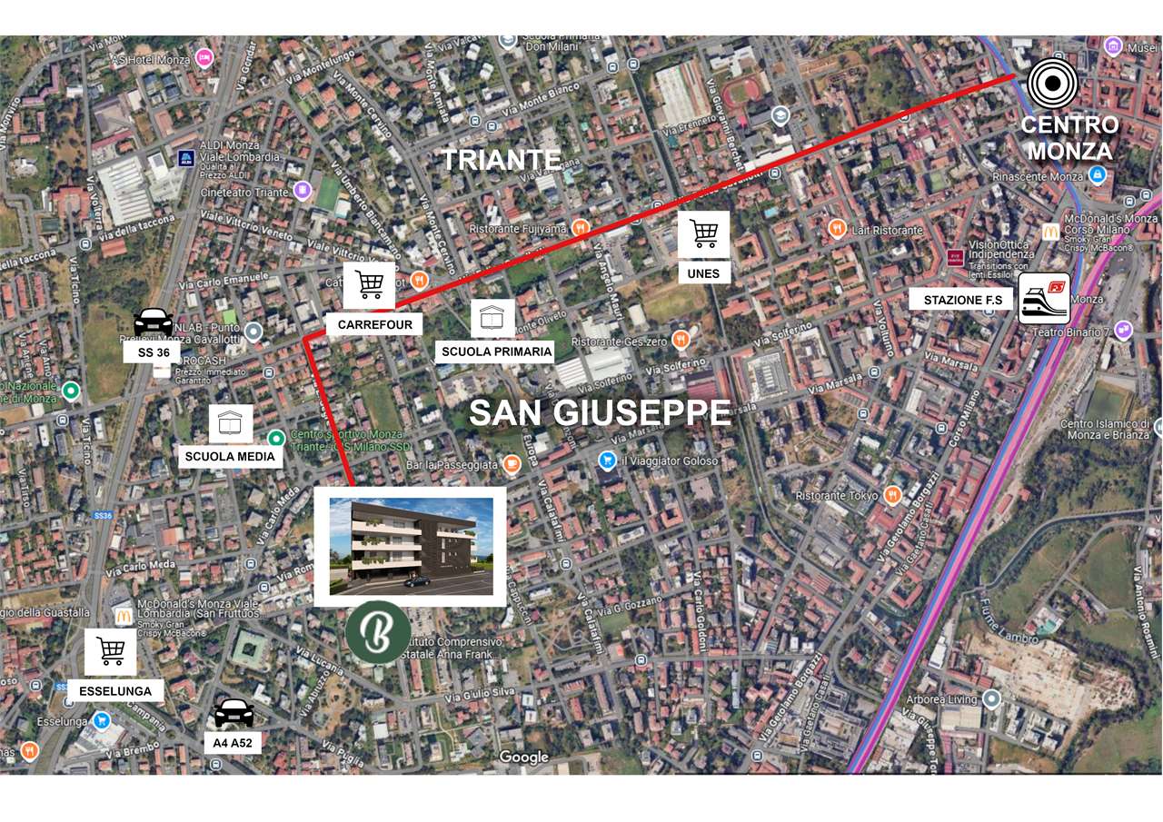 VENDITA 3 Locali, Monza, 372.000 Euro