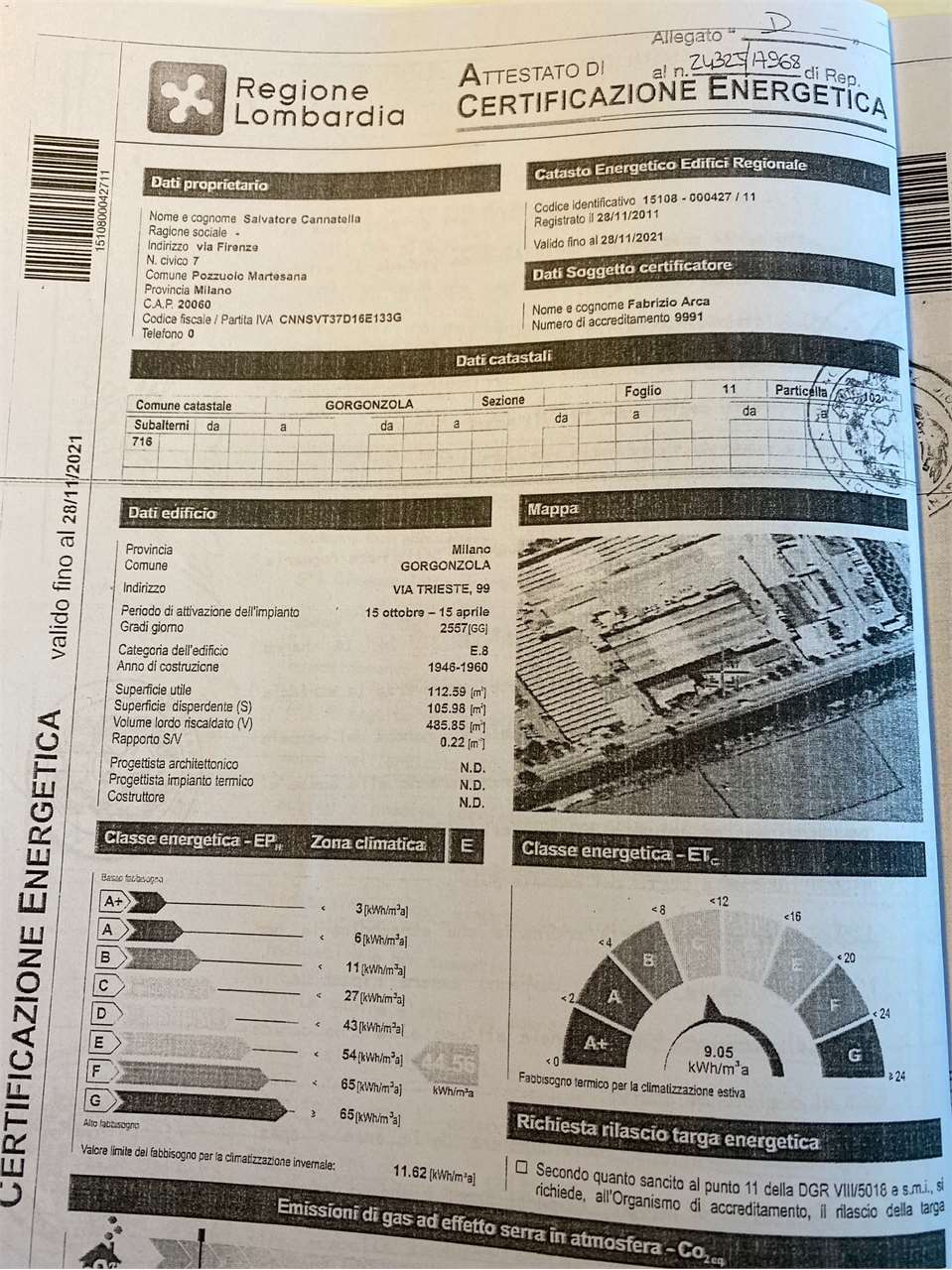 VENDITA Ufficio, Gorgonzola, 125.000 Euro