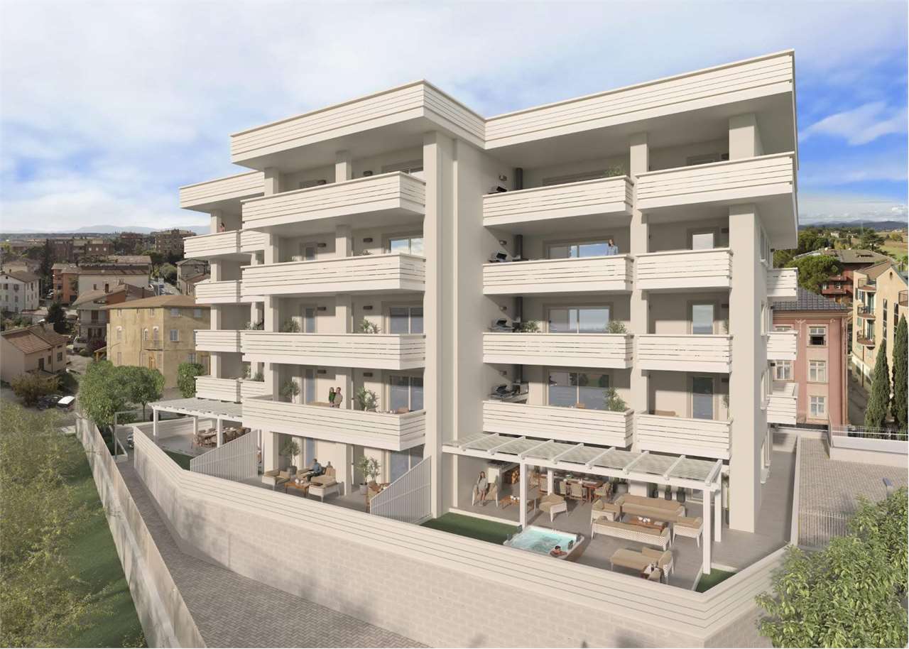Perugia Appartamento con grande terrazzo coperto