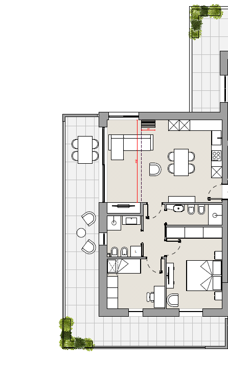 Perugia Attico in Residence Geometrie