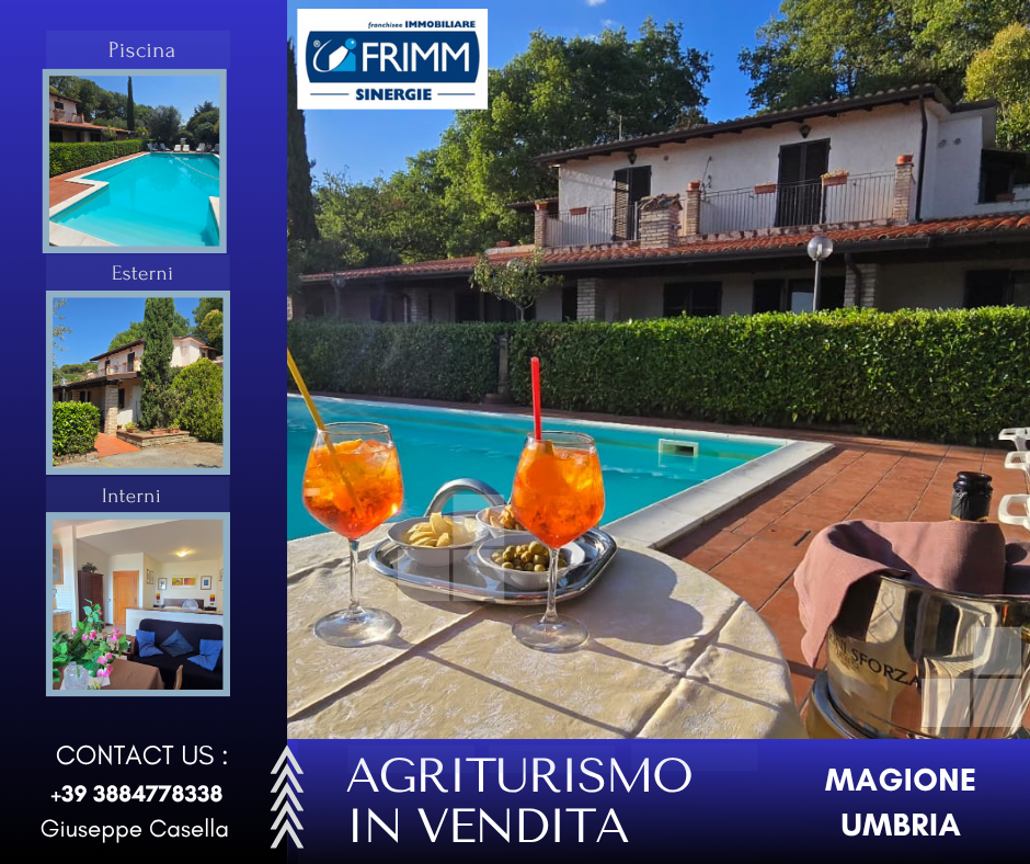 Magione Agriturismo tre unità immobiliari Magione Umbria 