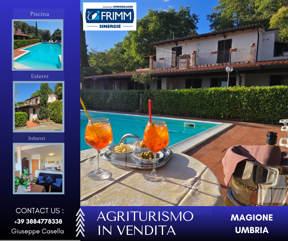 Magione In vendita a Magione (Umbria) agriturismo composto da tre unità immobiliari.