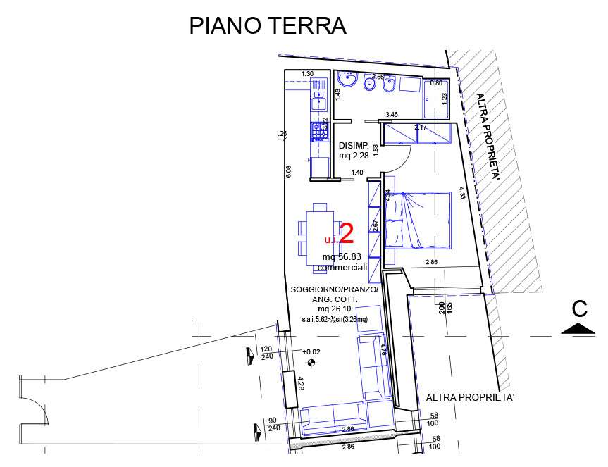 appartamento a Pesaro 57 metri quadri