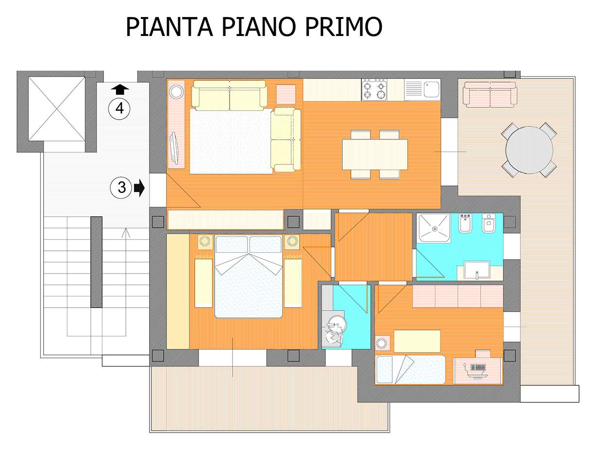 appartamento a Pesaro 101 metri quadri