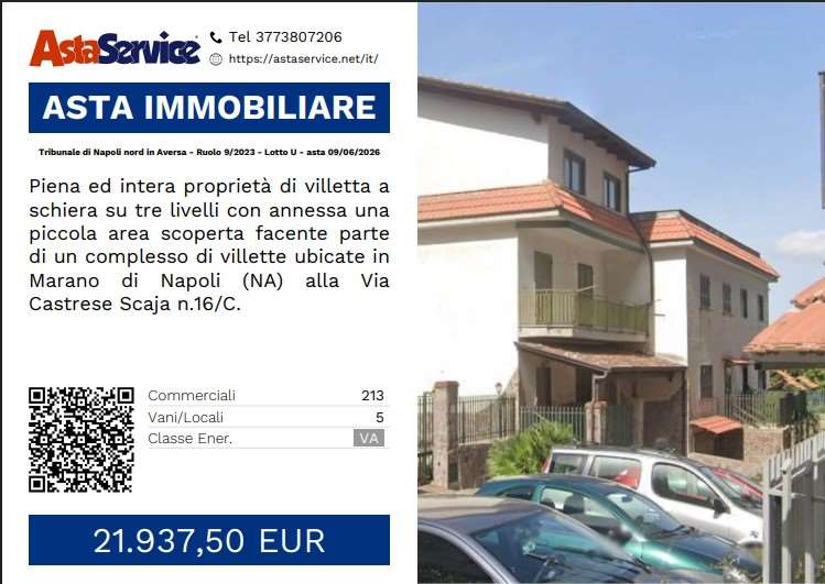 Villetta a schiera in Vendita a Napoli