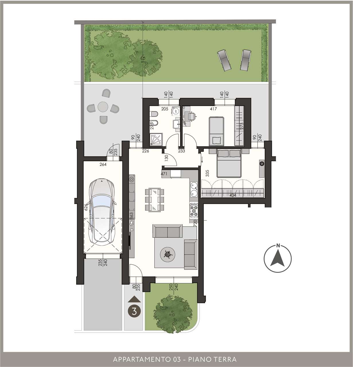 Duplex in vendita a Migliarina Roma, Carpi (MO)