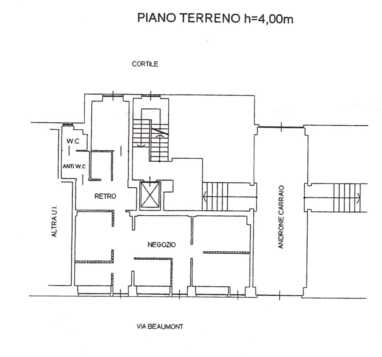 Vendita Negozio Commerciale/Industriale Torino via beaumont  20 228449