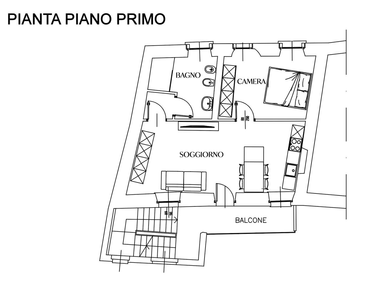 REF. 03-01 NEW TWO-ROOM APARTMENT EXEMPT FROM GILMOZZI