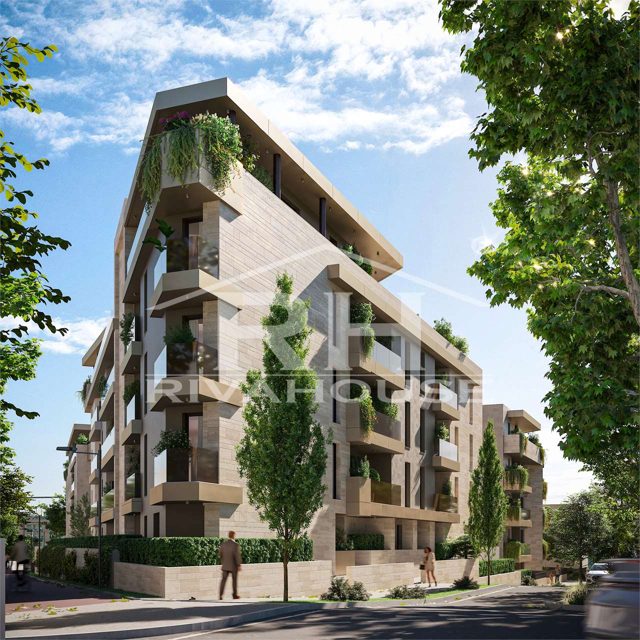 RIF. 43 A trilo - ELEGANTE TRILOCALE IN COSTRUZIONE