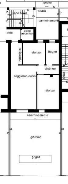 RIF. 12 - TRILOCALE CON GIARDINO