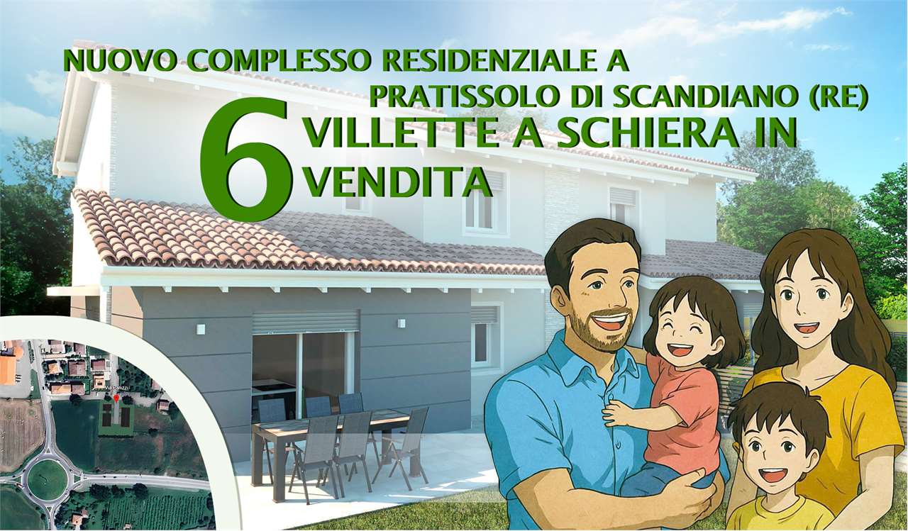 Villetta Schiera in vendita Scandiano