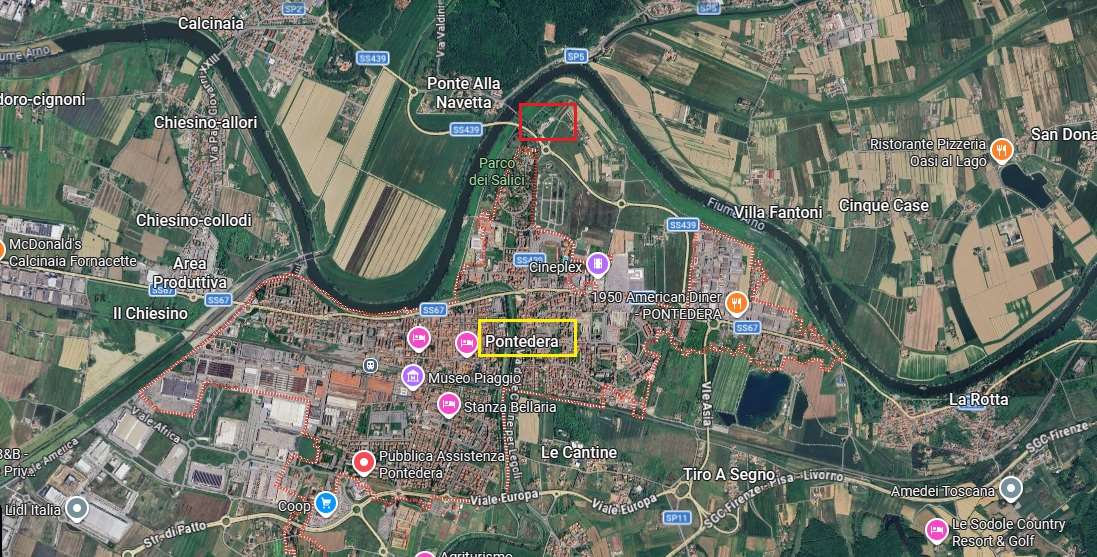 Area in affitto mq. 10.000 Pontedera SS439