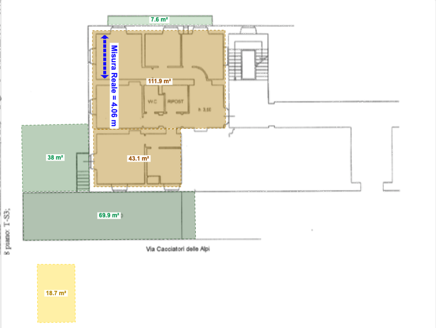 Uffici Locati Centro Perugia Palazzo di Pregio — Casale in vendita a Perugia zona Centro storico — anteprima 5