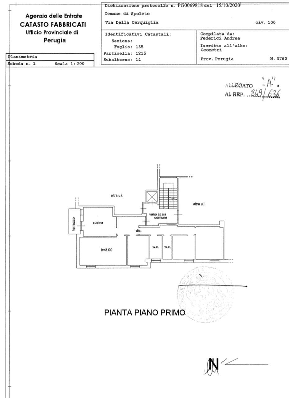 Ampio appartamento ristrutturato con garage in zona centrale — venduto a Spoleto — anteprima 83