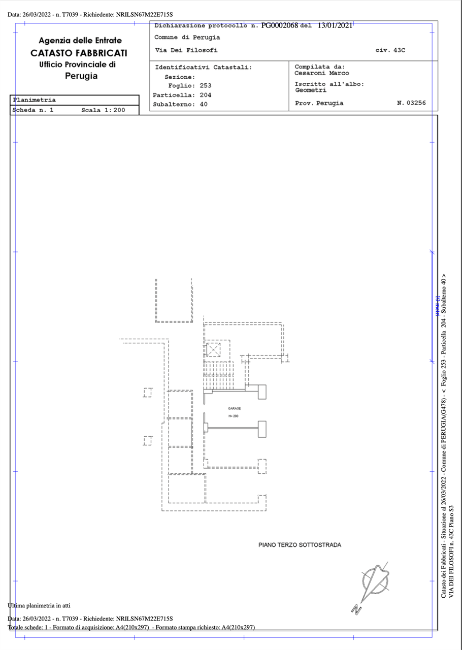 Appartamento RISTRUTTURATO con tre camere — Appartamento in vendita a Perugia zona Filosofi — anteprima 54